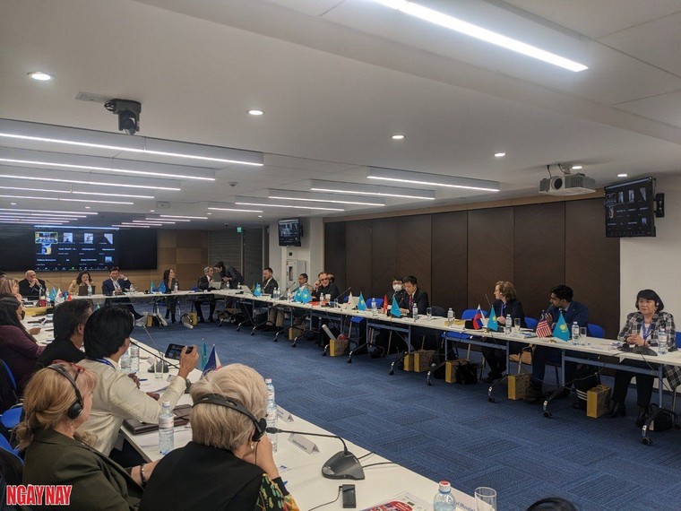 Quang cảnh Kỳ họp lần thứ 26 của Ban Chấp hành AFUCA ngày 02-4-2023 tại Almaty, KKazakstan